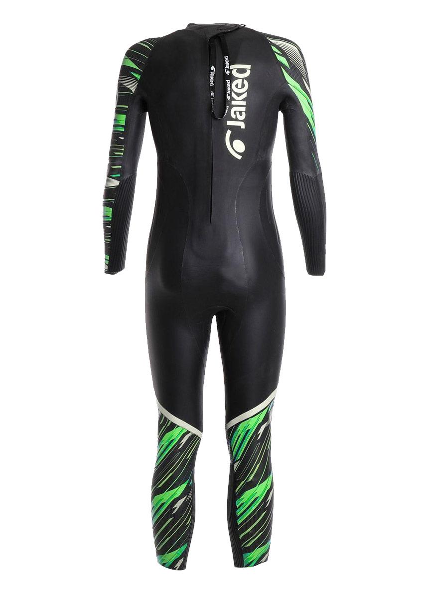 Jaked Mens Shockwave Multi Thickness Wetsuit - Black / Green-brand