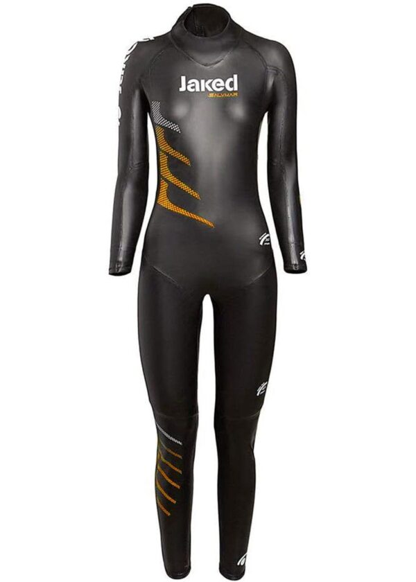 Jaked Womens Challenger Wetsuit - Black / Orange