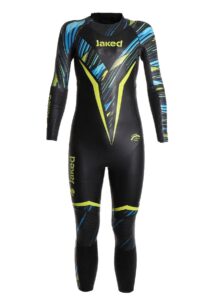 Jaked Mens Shockwave Multi Thickness Wetsuit - Black / Yellow
