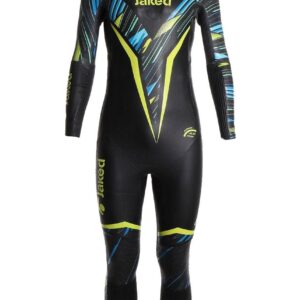 Jaked Mens Shockwave Multi Thickness Wetsuit - Black / Yellow