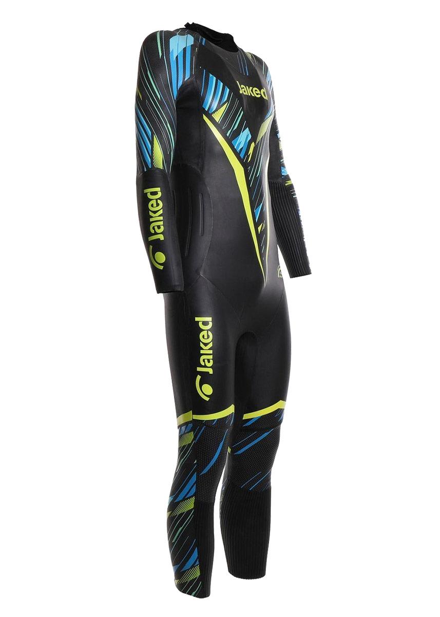 Jaked Mens Shockwave Multi Thickness Wetsuit - Black / Yellow-576400