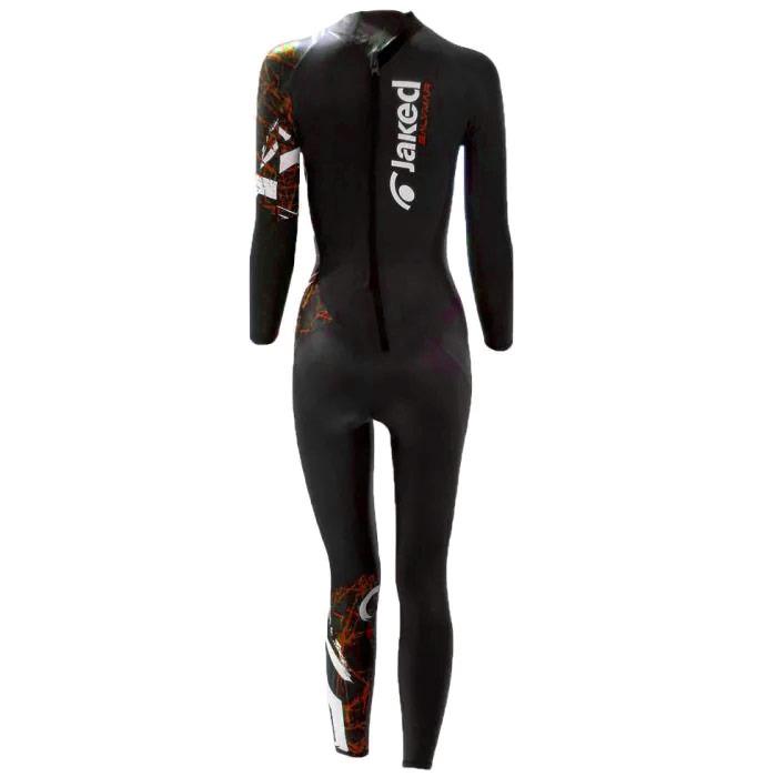 Jaked Womens FFWW Wetsuit - Black / Coral-brand
