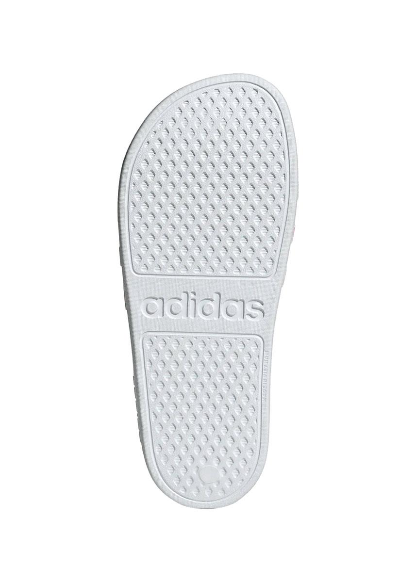 Adidas Womens Adilette Aqua Sliders - White/Pink-576520