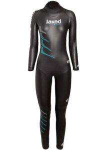 Jaked Womens Challenger Wetsuit - Black / Sky Blue