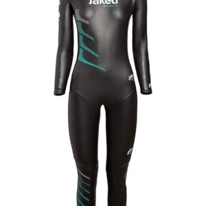 Jaked Womens Challenger Wetsuit - Black / Sky Blue