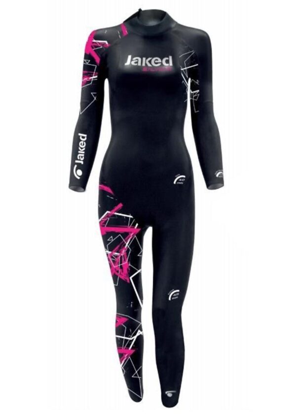 Jaked Womens Shocker Multi Thickness Wetsuit - Black / Pink