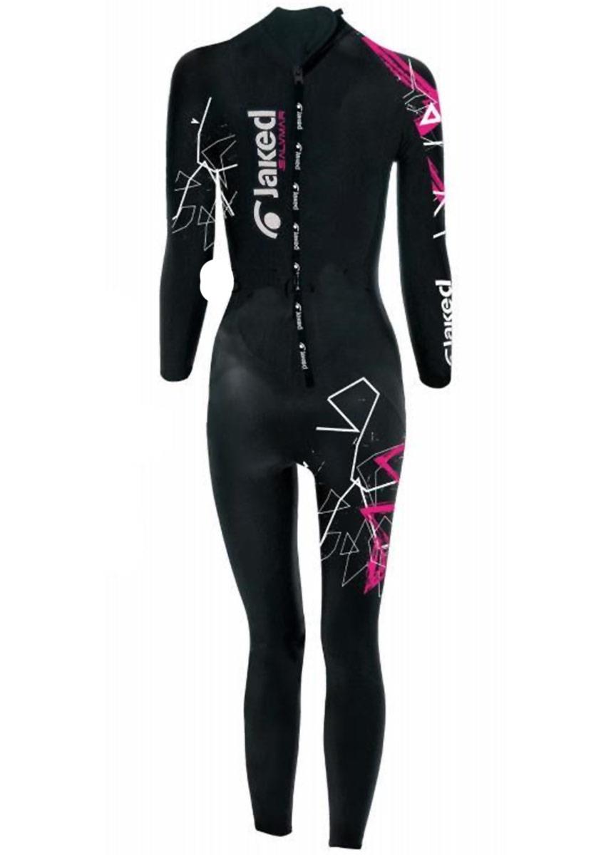 Jaked Womens Shocker Multi Thickness Wetsuit - Black / Pink-brand