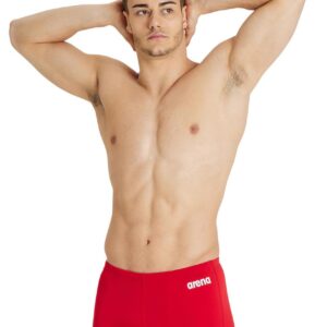 Arena Team Solid Swim Short - Red/White
