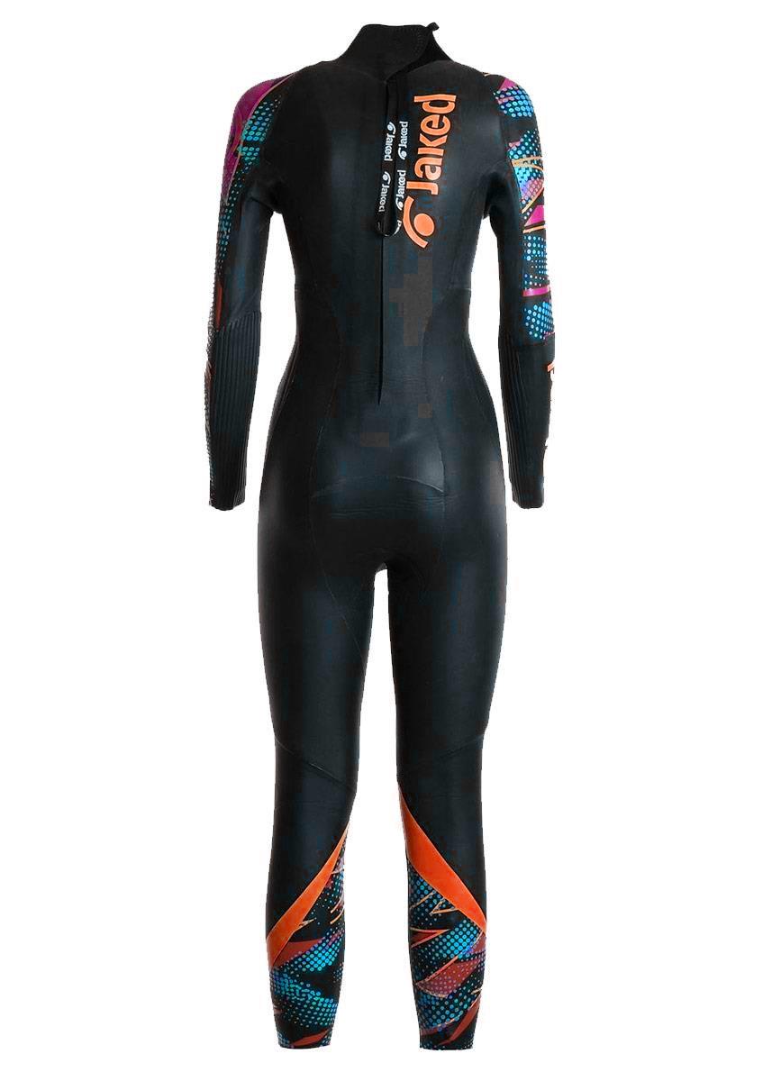 Jaked Womens Shockwave Multi Thickness Wetsuit - Black / Pink-brand