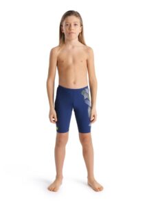 Arena Boy's Graphic Swim Jammer - Navy