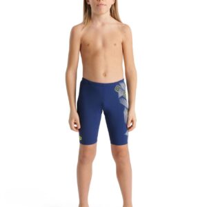 Arena Boy's Graphic Swim Jammer - Navy