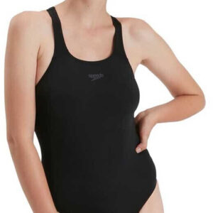 Speedo Womens Eco Endurance+ Medalist Plus Size Swimsuit - Black-0