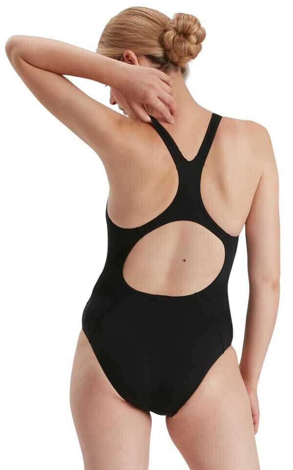 Speedo Womens Eco Endurance+ Medalist Plus Size Swimsuit - Black-brand