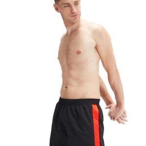Speedo Hyper Boom Splice 16"" Watershort - Black/Volcanic Orange/True Colbalt