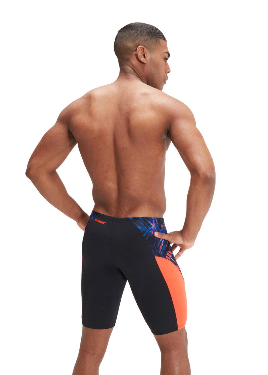 Speedo ECO END+ Splice Jammer - Black/True Cobalt/Volanic Orange/Hypersonic Blue-brand
