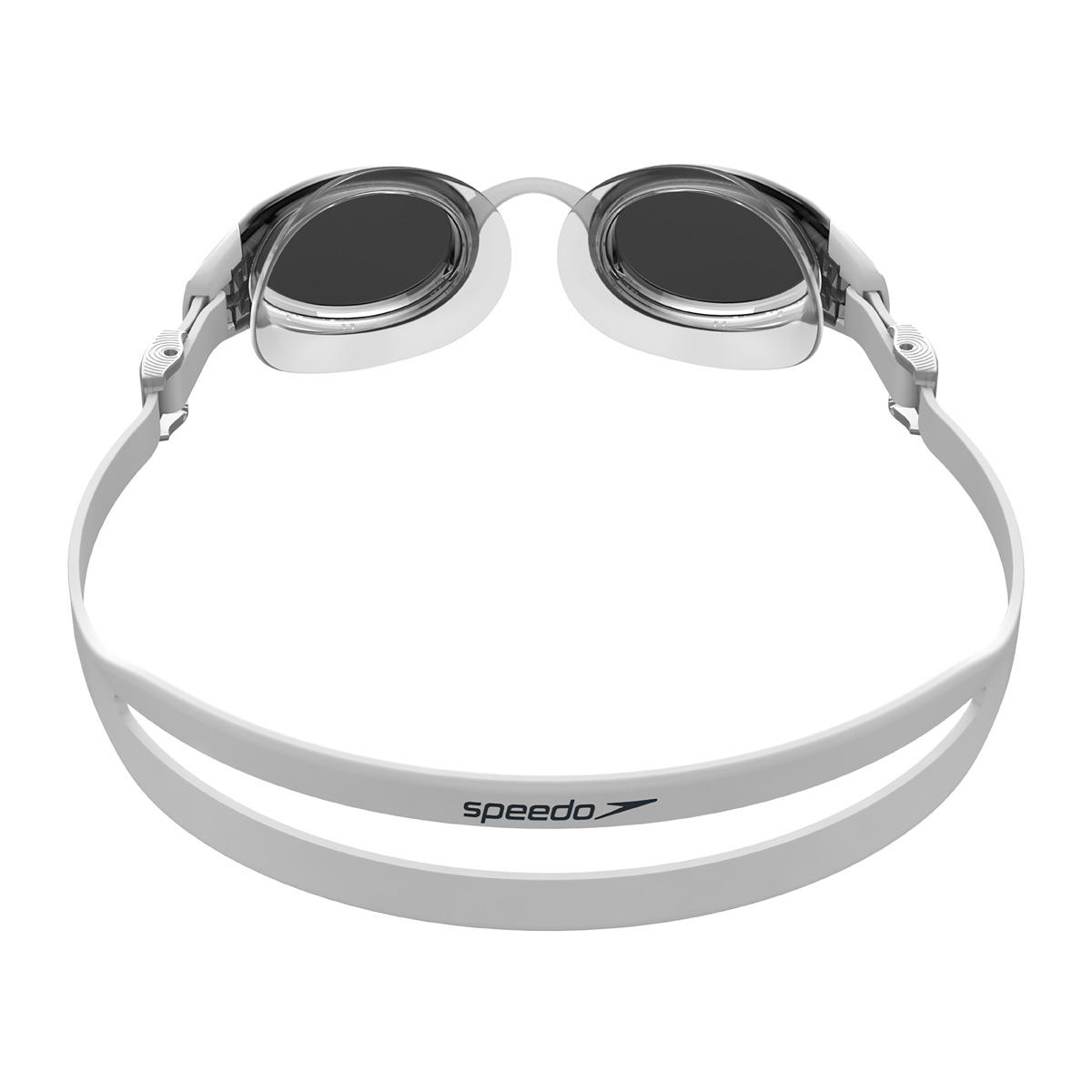 Speedo Mariner Pro Mirrored Goggles - White/ Clear/ Chrome-577624