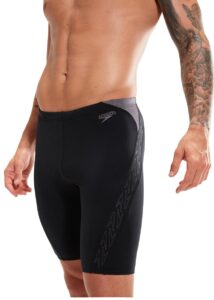 Speedo Mens HyperBoom Splice Jammer - Black/ Dove Grey