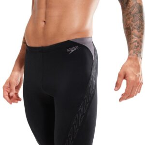 Speedo Mens HyperBoom Splice Jammer - Black/ Dove Grey
