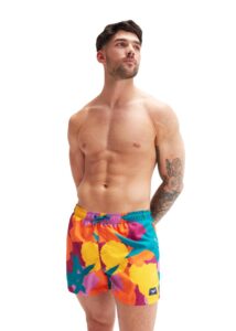 Speedo Digital Printed Leisure 14" Swim short - Neon Violet / Ocean Depths / Mango / Berry Cool