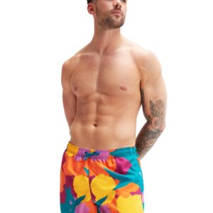 Speedo Digital Printed Leisure 14" Swim short - Neon Violet / Ocean Depths / Mango / Berry Cool