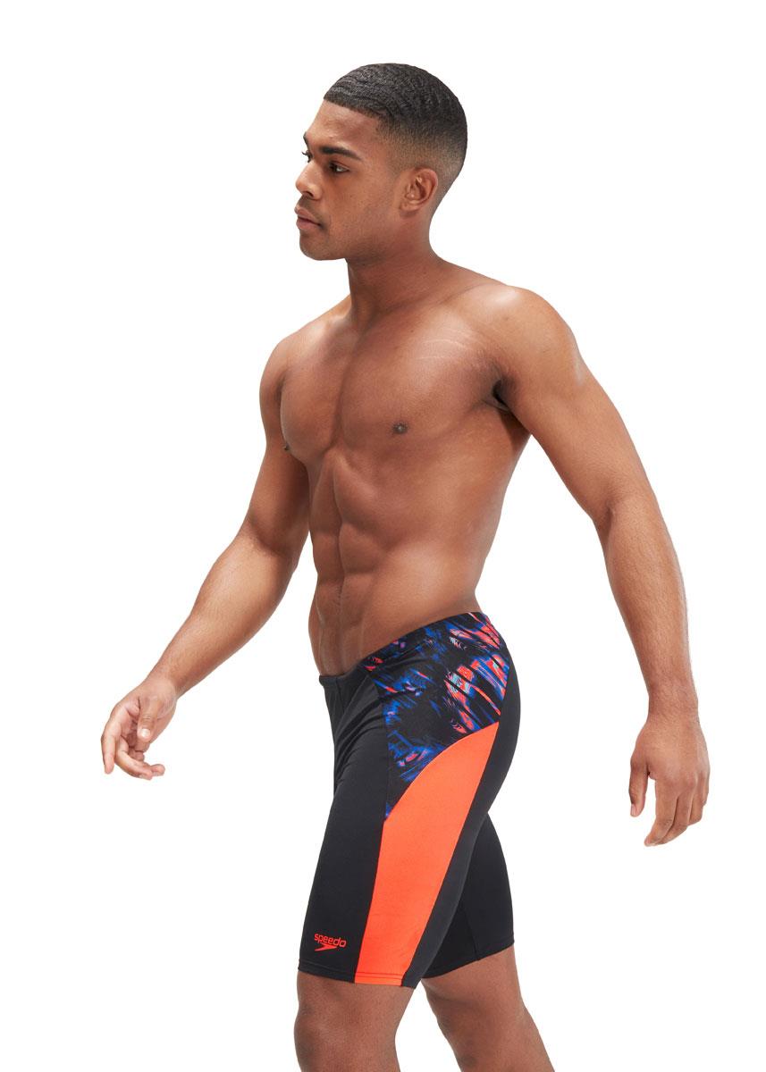 Speedo ECO END+ Splice Jammer - Black/True Cobalt/Volanic Orange/Hypersonic Blue-578090