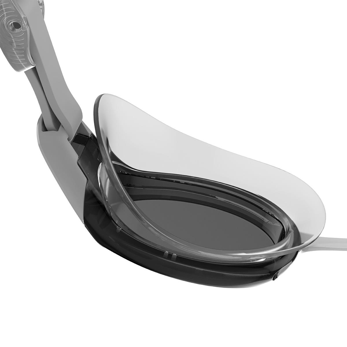 Speedo Mariner Pro Mirrored Goggles - White/ Clear/ Chrome-577625