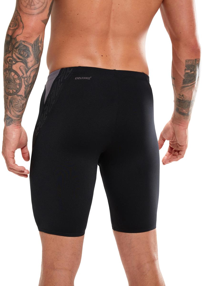 Speedo Mens HyperBoom Splice Jammer - Black/ Dove Grey-brand