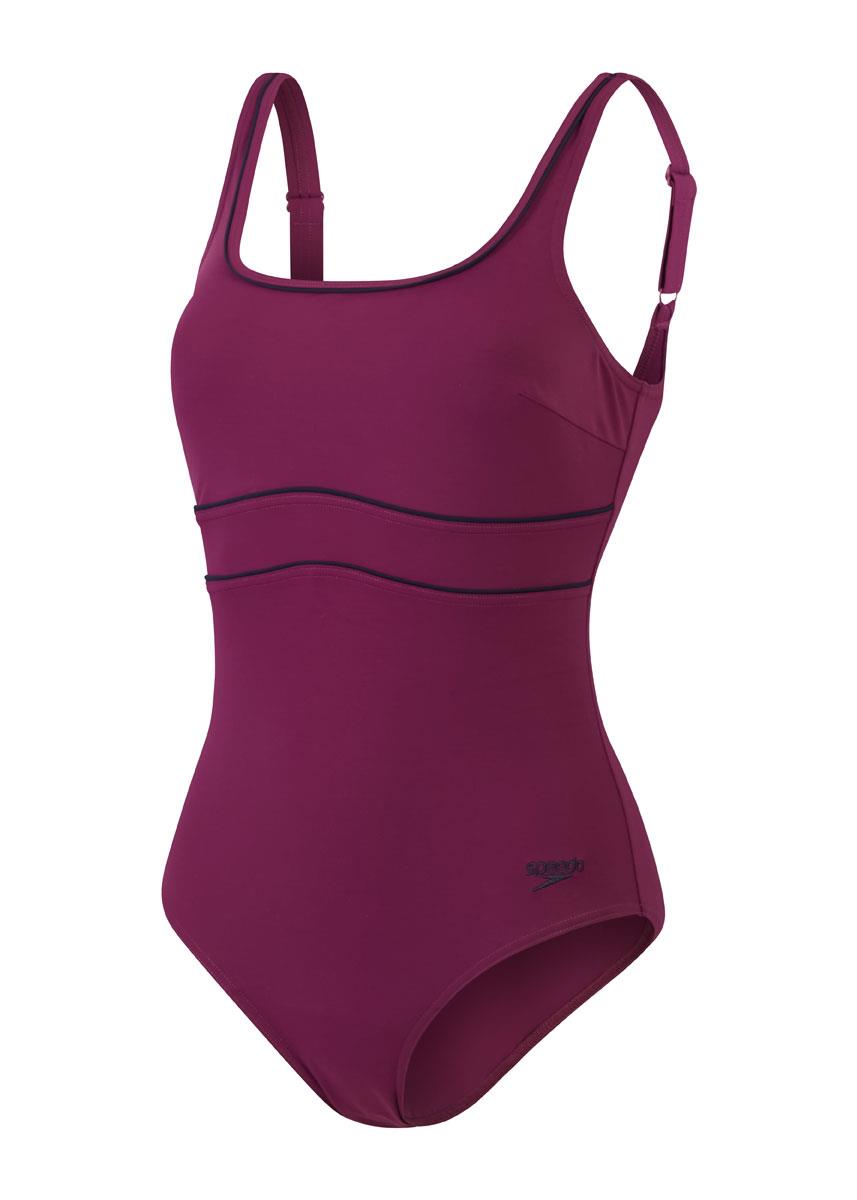 SPEEDO SHAPING CONTOURECLISPE 1 PIECE SWIMSUIT - BERRY COOL / TRUE NAVY-577278