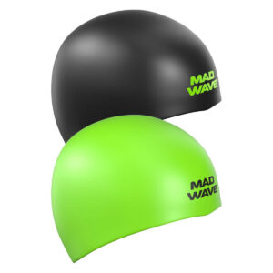 Mad Wave Reverse Champion Swim Cap Black / Green-0