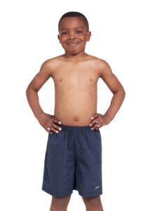 Zoggs Boys Penrith 15" Ecodura Shorts - Navy Blue