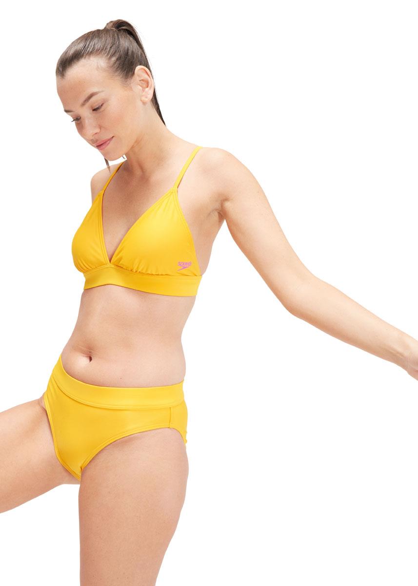 Speedo Womens Banded Triangle Bikini - Mango-586015