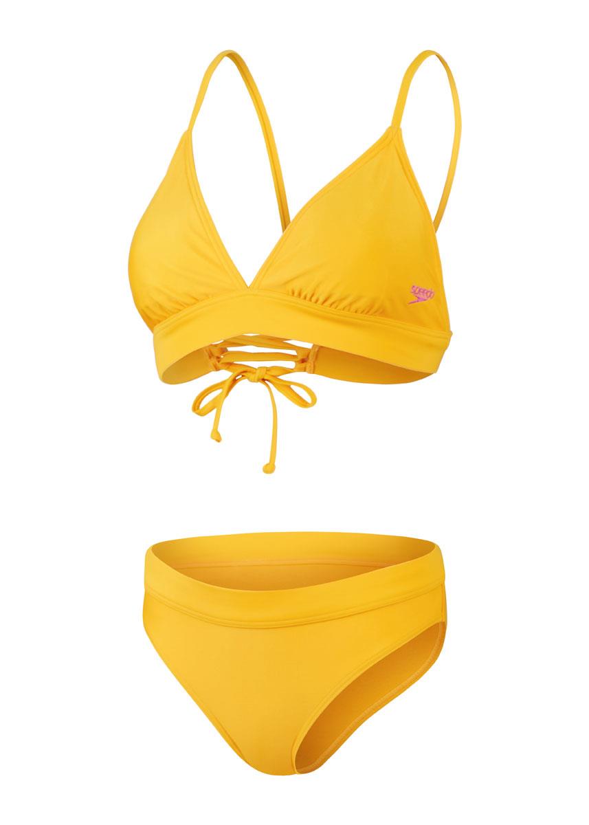 Speedo Womens Banded Triangle Bikini - Mango-586016