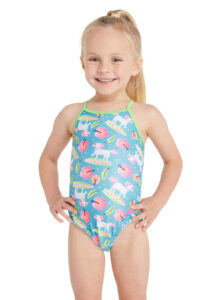 Zoggs Girls Pegasus Crossback Swimsuit