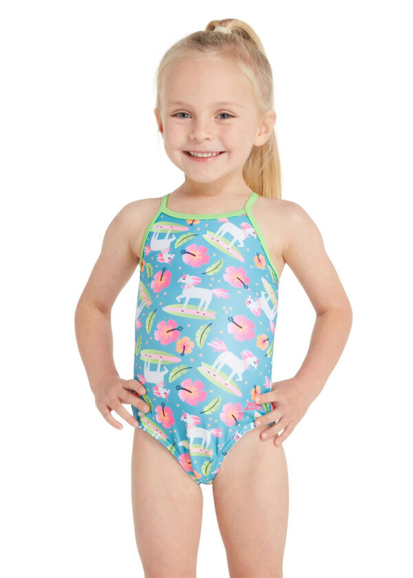 Zoggs Girls Pegasus Crossback Swimsuit