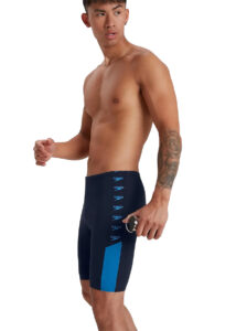 Speedo Boom Logo Splice Jammer Navy/Blue