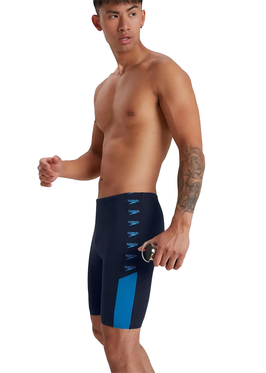 Speedo Boom Logo Splice Jammer Navy/Blue