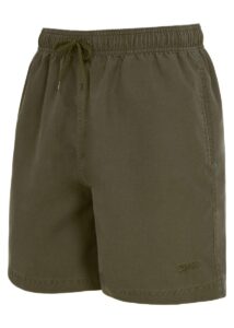 Zoggs Mens Mosman Washed 15" Ecodura Shorts - Khaki