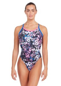 Zoggs Women's Flowerbox Sprintback Swimsuit