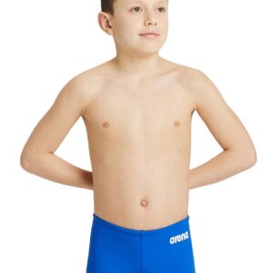 Arena Boy's Team Solid Swim Shorts - Royal/White-0