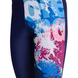 Arena Boy's Waves Breaking Swim Jammer - Navy/Multi