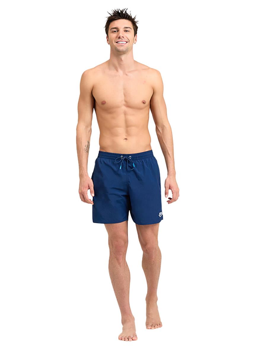 Arena Icons Solid Boxer Swim Shorts - Navy Blue-592335