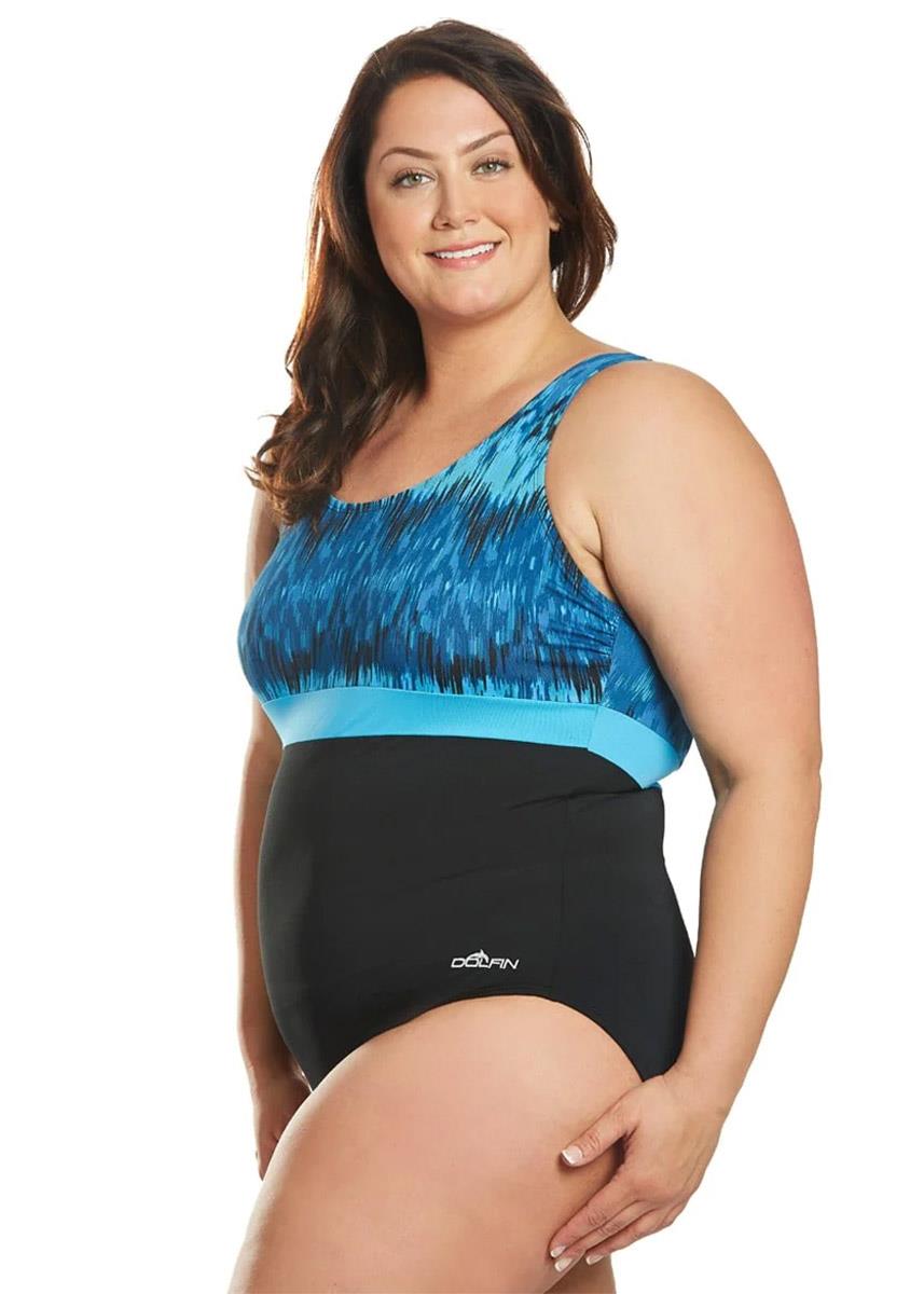 Dolfin Aquashape Printed Moderate Scoop Back Swimsuit-590776