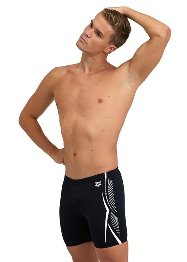 rena Feather Swim Mid Jammer - Black