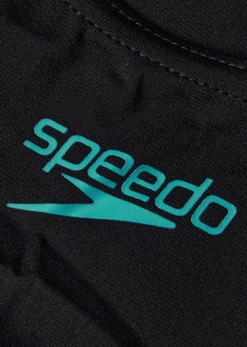 Speedo Placement Muscleback Swimsuit - Black / Blue-589174