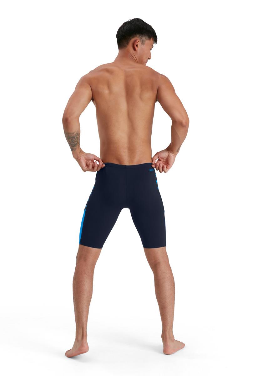 Speedo Boom Logo Splice Jammer Navy/Blue-brand