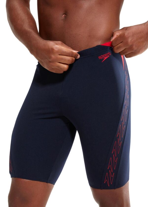 Speedo HyperBoom Splice Jammer - True Navy/ Fed Red