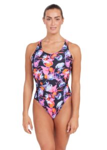 Zoggs Sea Flowers Actionback Swimsuit