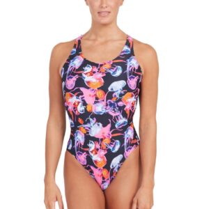 Zoggs Sea Flowers Actionback Swimsuit