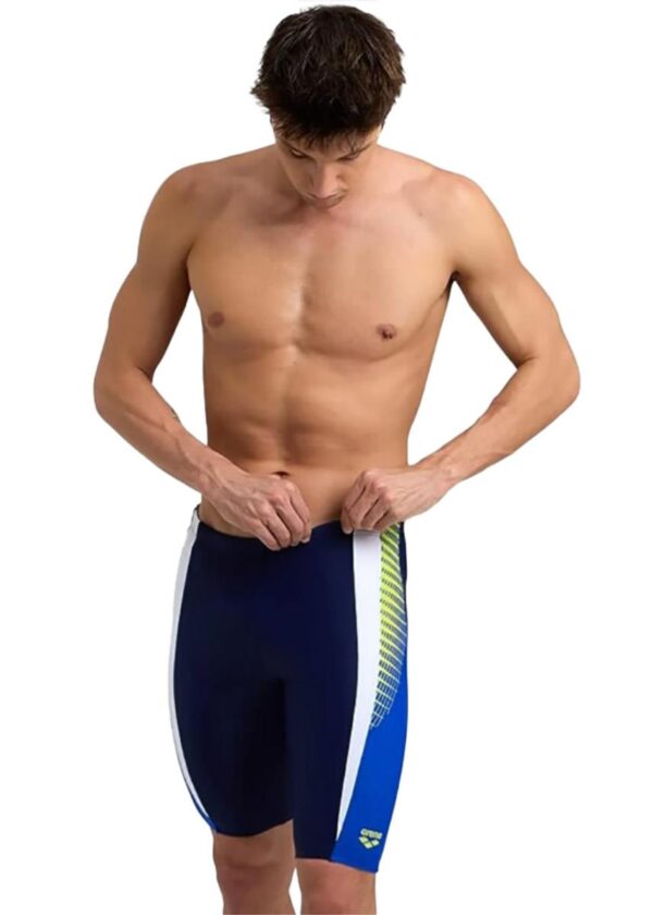 Arena Threefold Jammer - Navy / Neon Blue / White