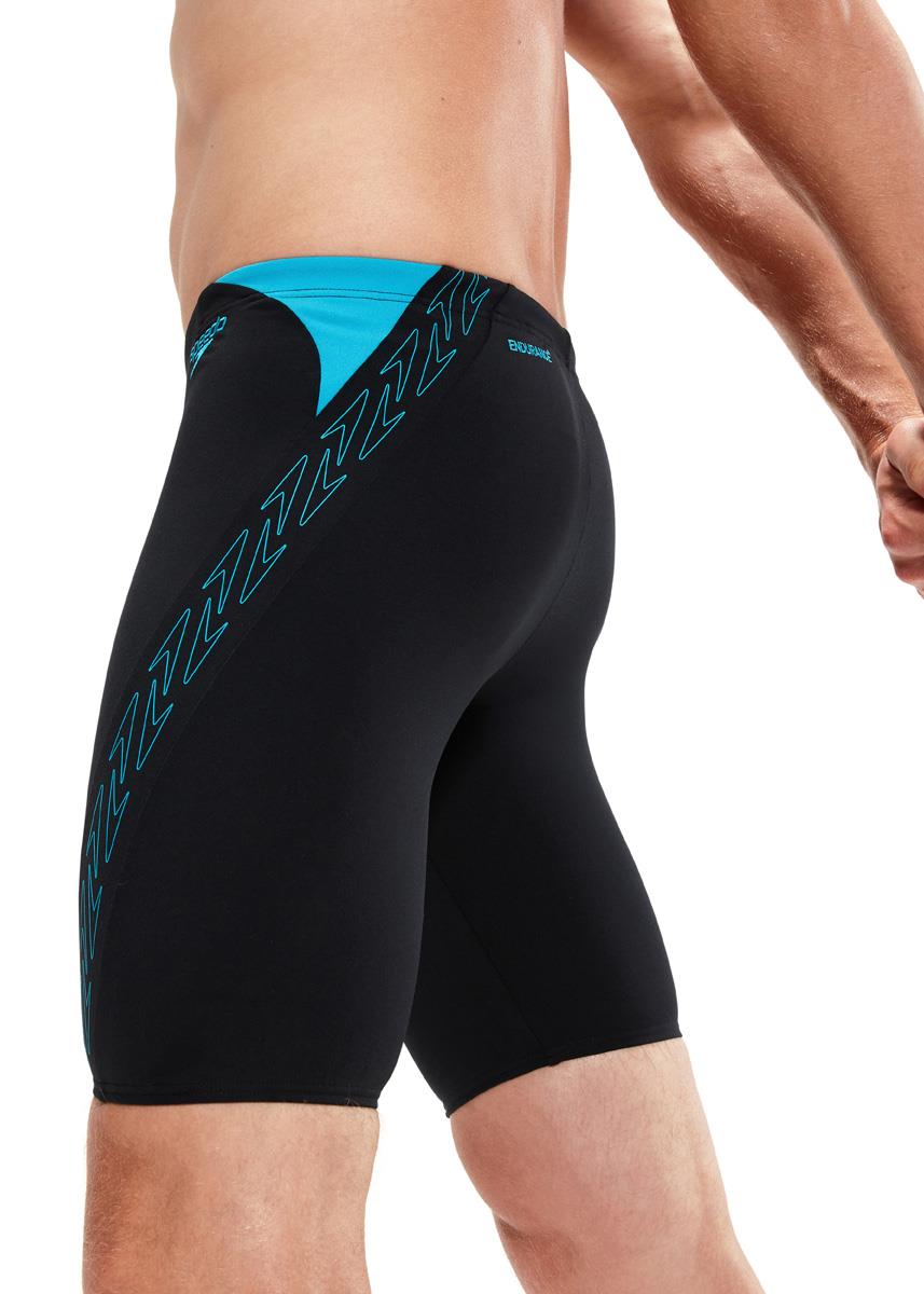 Speedo Hyperboom Splice Jammer - Black / Blue-591802